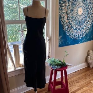 Natori silk black dress